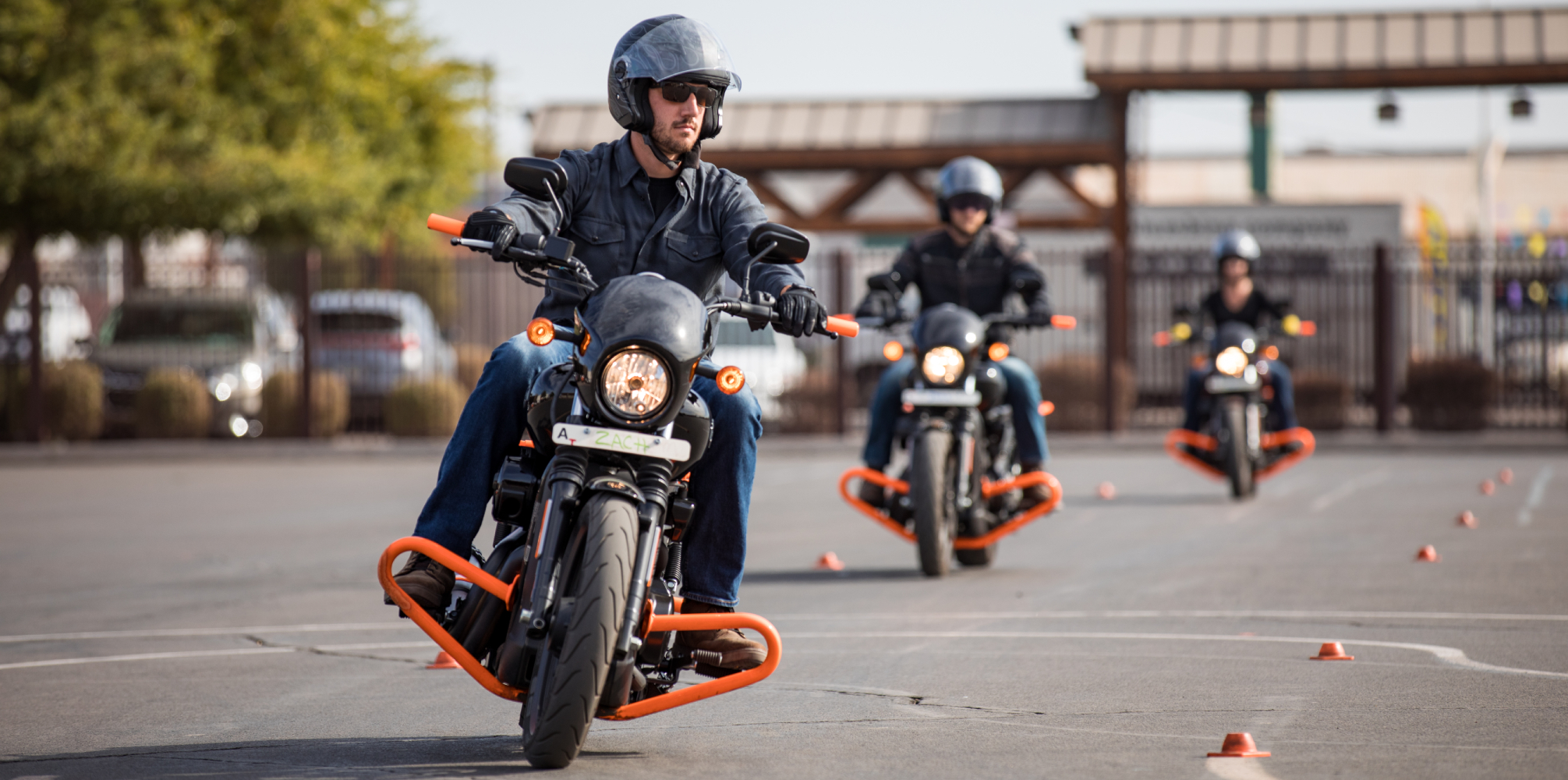 Harley davidson shop bike training